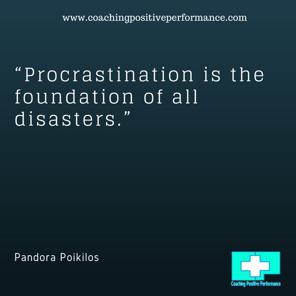 disasters habit of procrastination disasters habit of procrastination