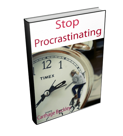 Stop Procrastinating 3D Left