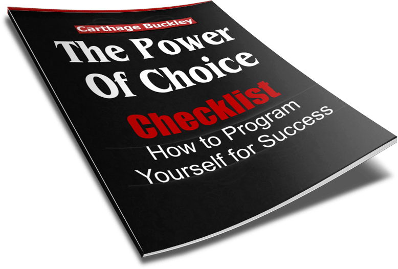 the power of choice checklist