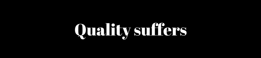 stop multitasking quality suffers