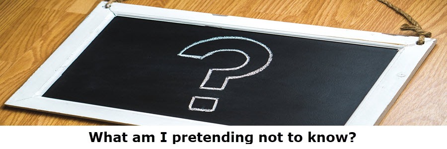 ask smart questions to solve your problems what am i pretending not to know
