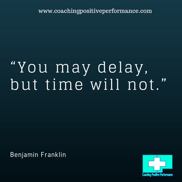 you may delay signs of procrastination