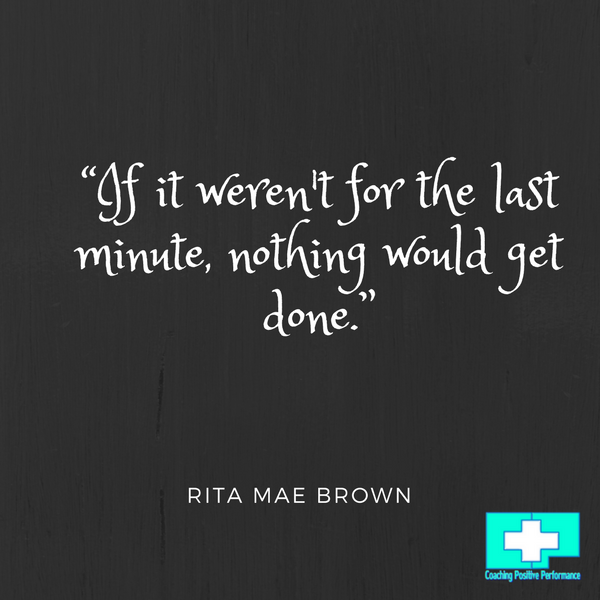 the last minute why am i procrastinating