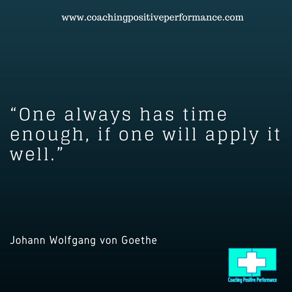 time enough principles of time management